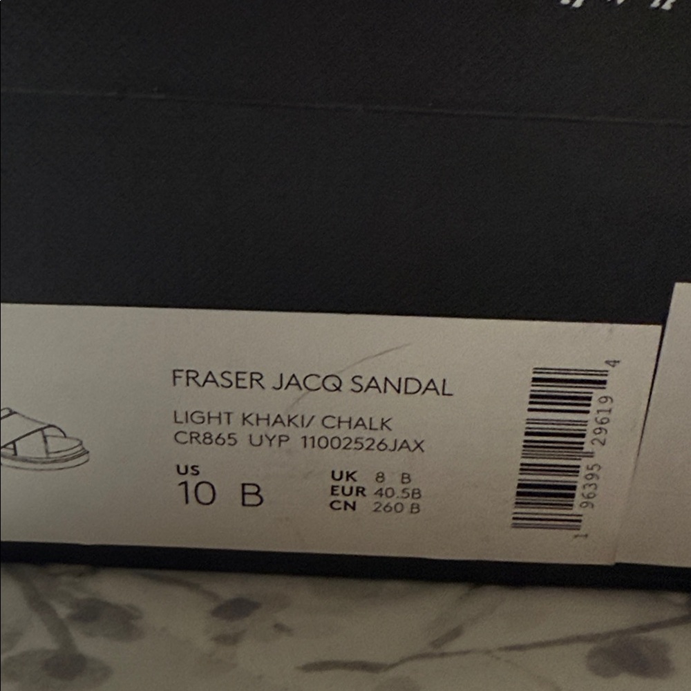 Coach Women's Cream and Tan Fraser Jacq Sandals 10 - Picture 2 of 8